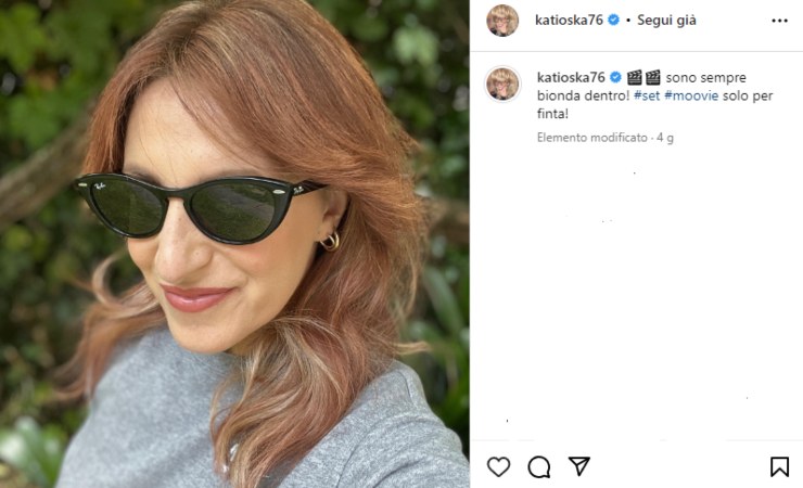 katia follesa look capelli