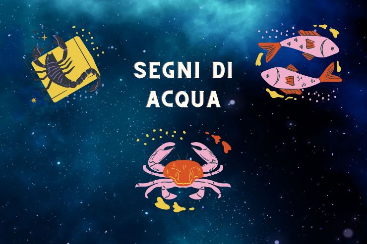 Ascendente, i segni d'acqua