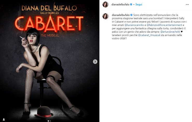 diana del bufalo cabaret teatro