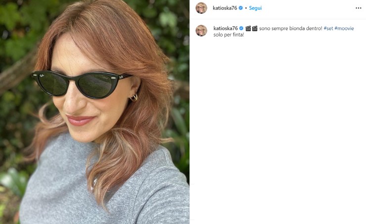 katia follesa capelli scuri instagram