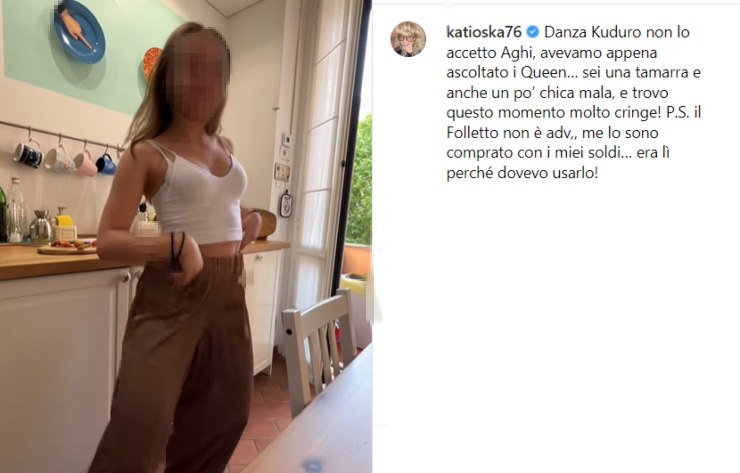 katia follesa figlia agata instagram 