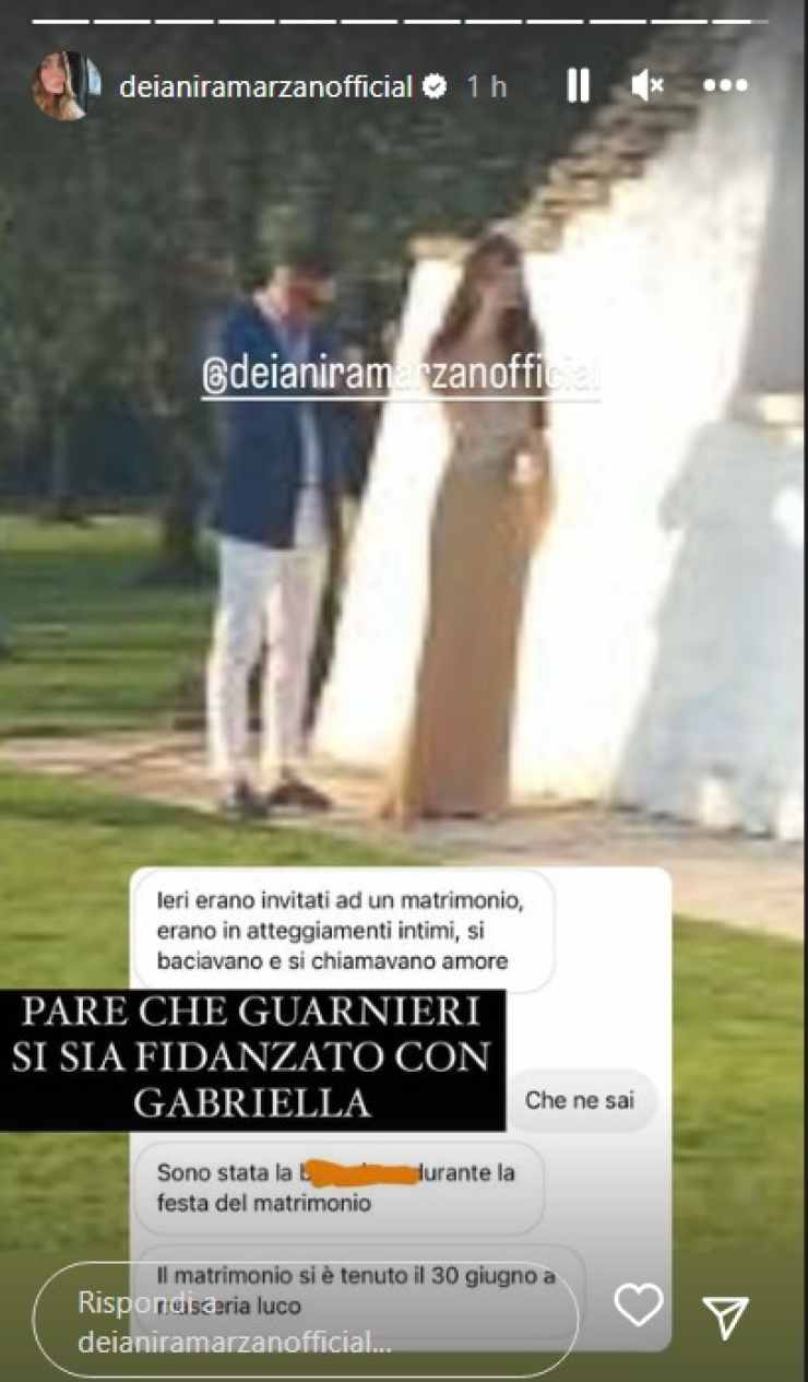 Riccardo Guarnieri nuova fiamma