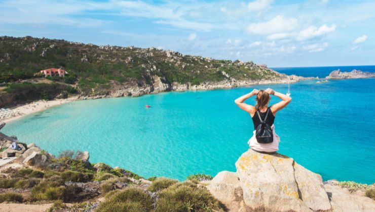 mare cristallino in Sardegna