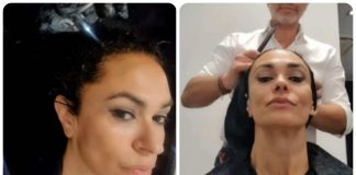 maria grazia cucinotta cambio look