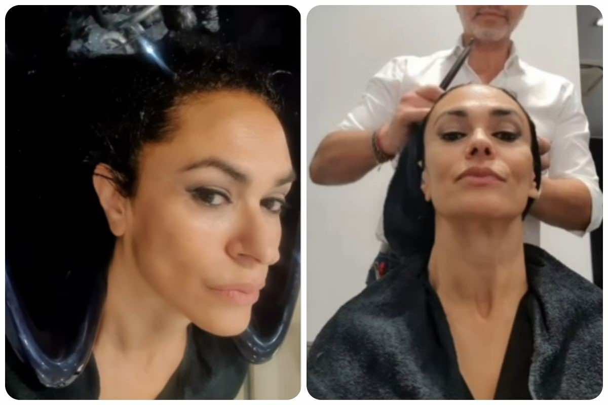 maria grazia cucinotta cambio look