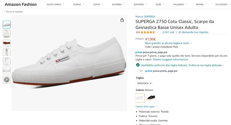 scarpe superga