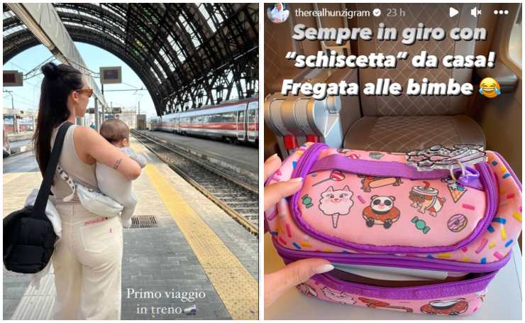 primo viaggio in treno cesare aurora michelle 