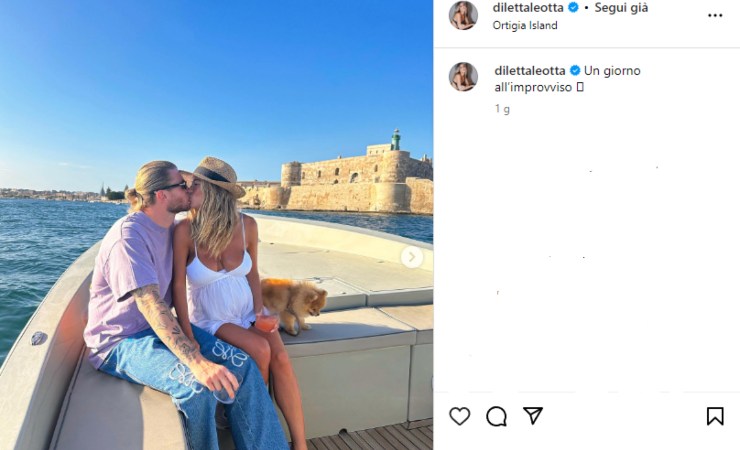 diletta leotta barca abitino