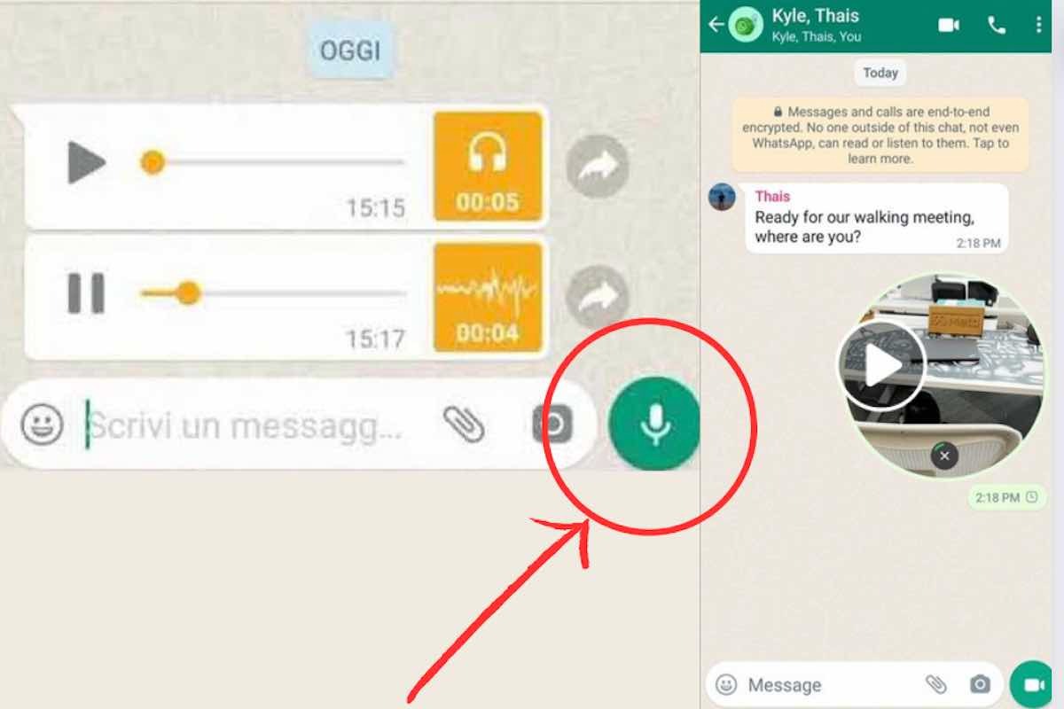 WhatsApp, qué pasa si haces clic en el botón de audio, solo un clic es suficiente para desbloquear los mensajes de video