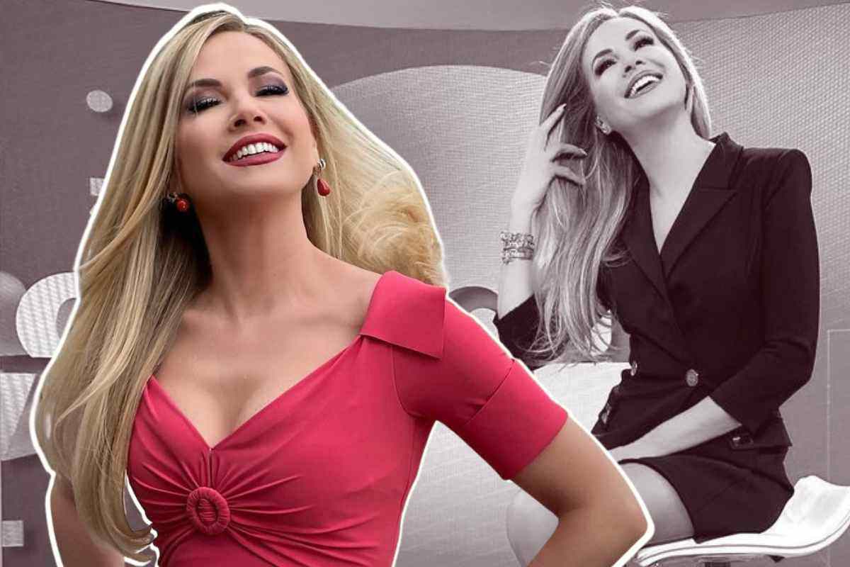 federica panicucci capelli lisci lunghi look mattino 5