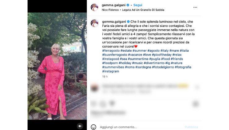 gemma galgani a ferragosto