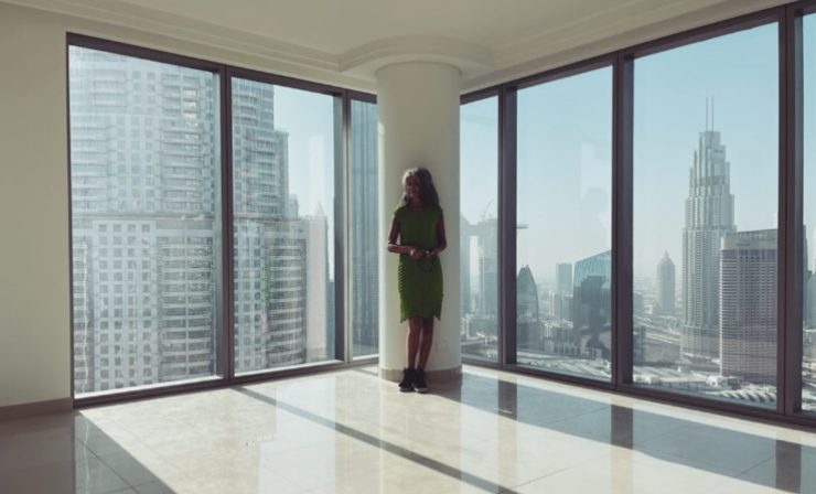 Isabella Ricci, la vista dalla casa di Dubai