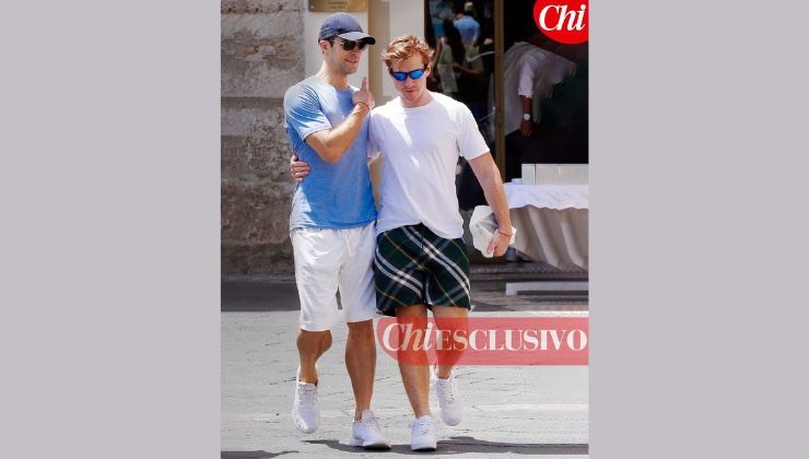 roberto bolle con il fidanzato