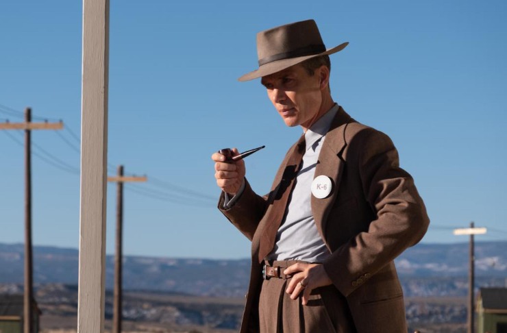 Cillian Murphy nei panni di Oppenheimer