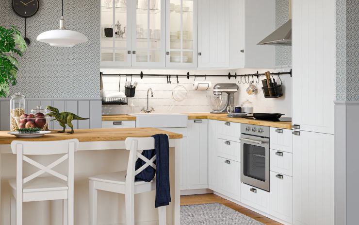 Cucina in ordine Ikea utensili cassetti