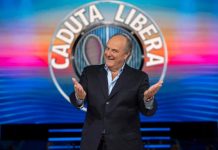 Gerry Scotti conduttore di Caduta Libera