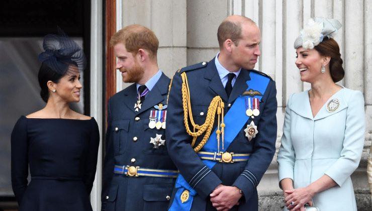 harry william kate meghan insieme