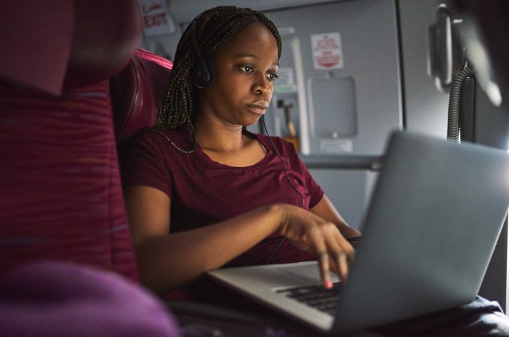 la connessione wi-fi in aereo non è sempre stabile