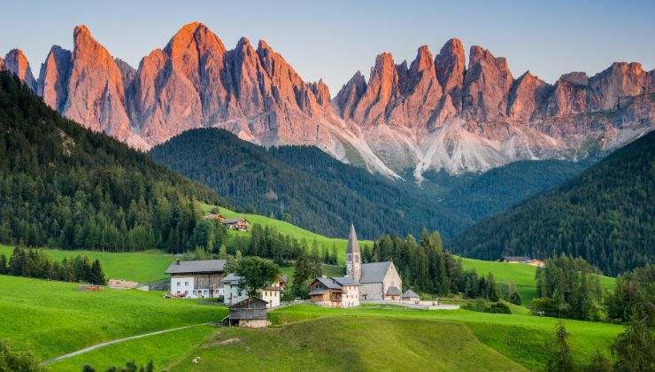 Enrosadira dolomiti