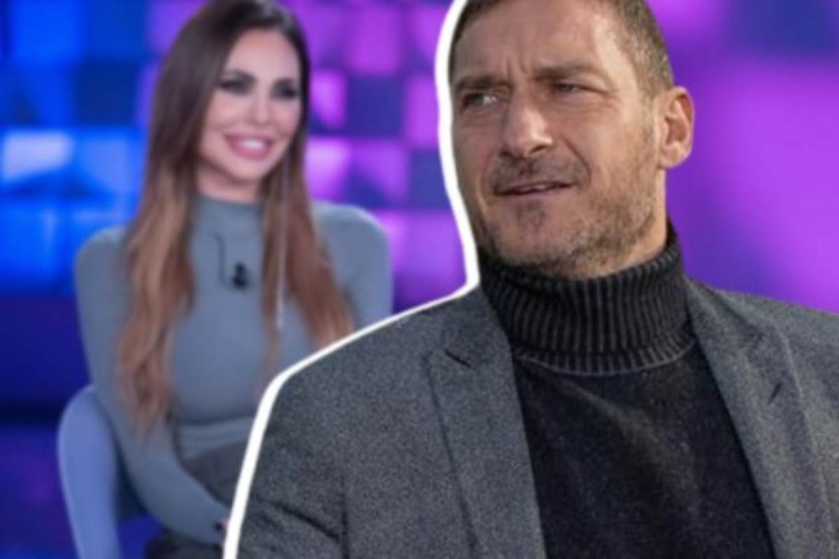 Totti reazione intervista Ilary Verissimo