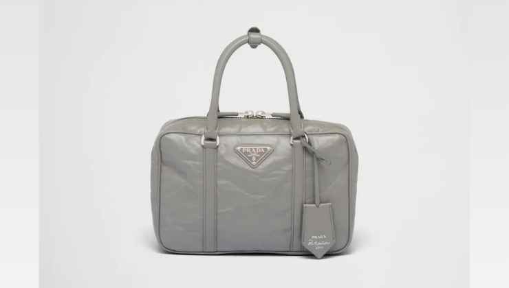 Prada grey handbag