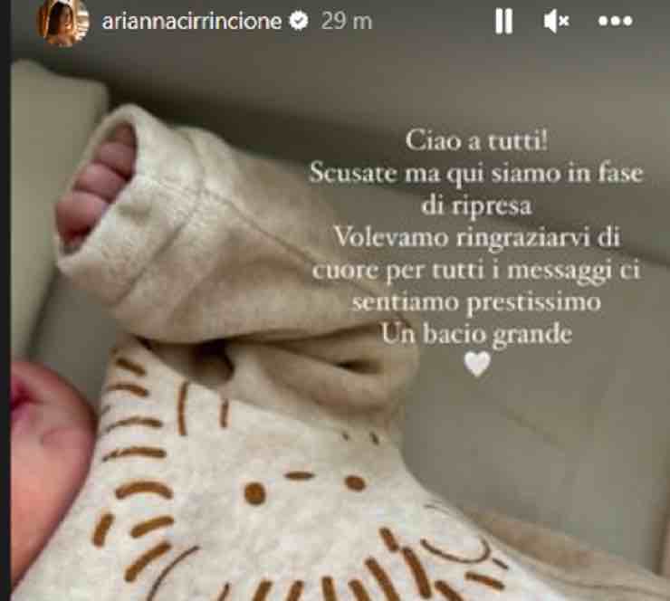 arianna cirrincione figlia 