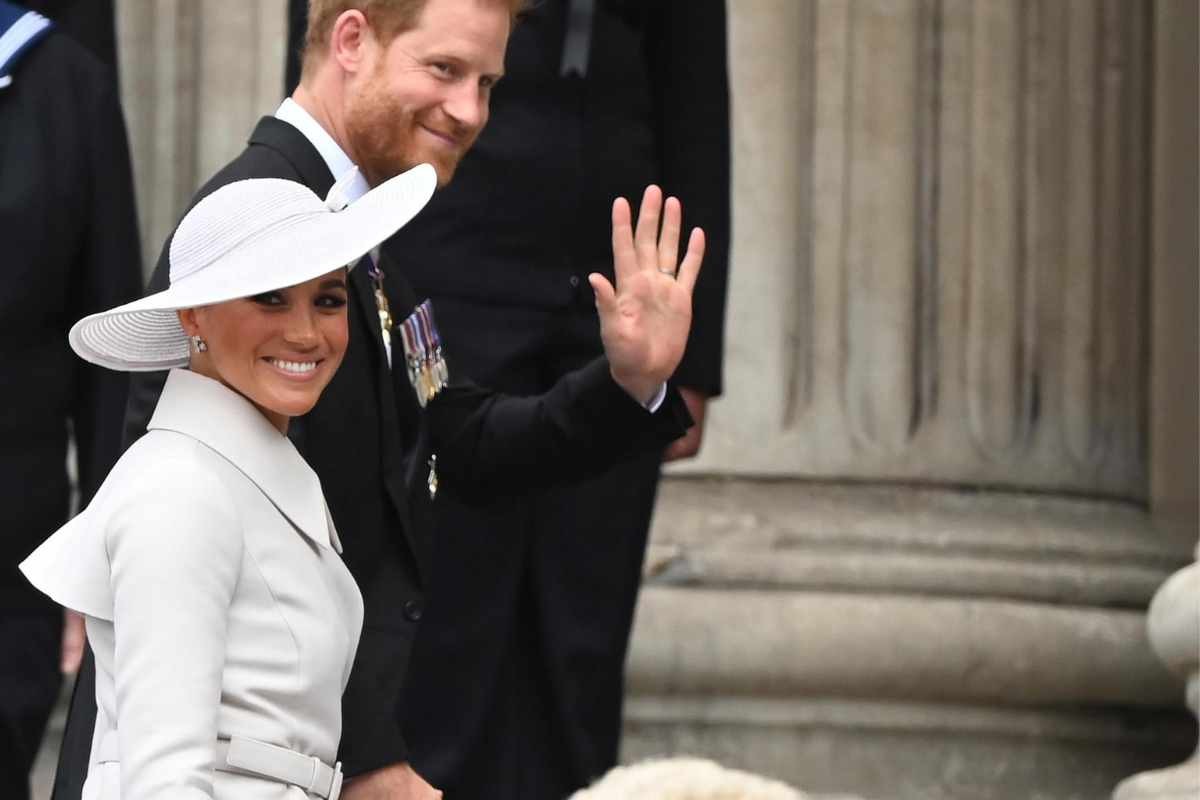 meghan markle e harry in un evento di spicco