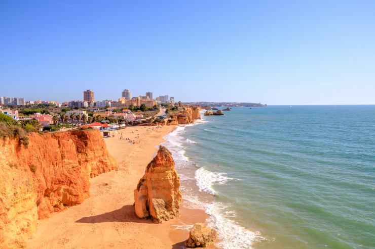 Faro spiaggia Portogallo