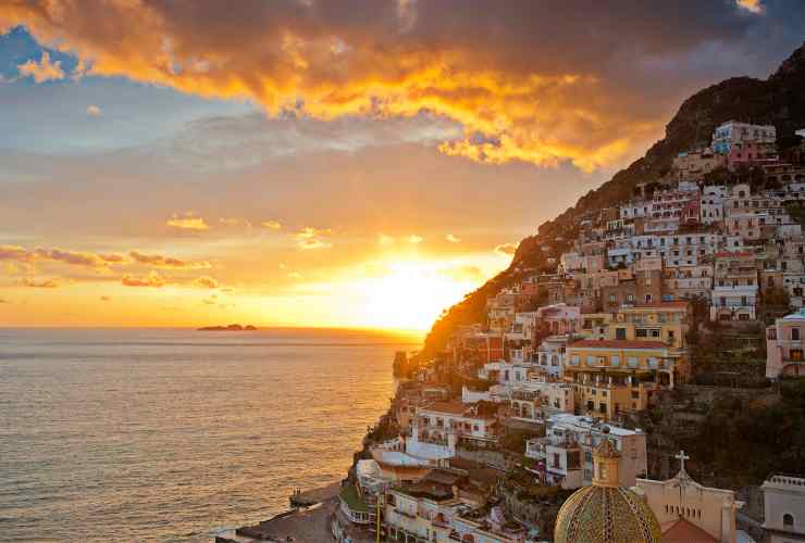 tramonto a positano