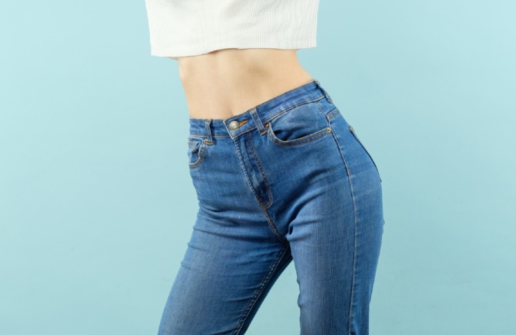 Donna jeans vita alta