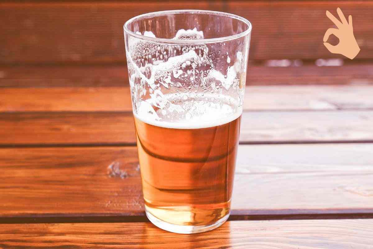 bere birra con moderazione