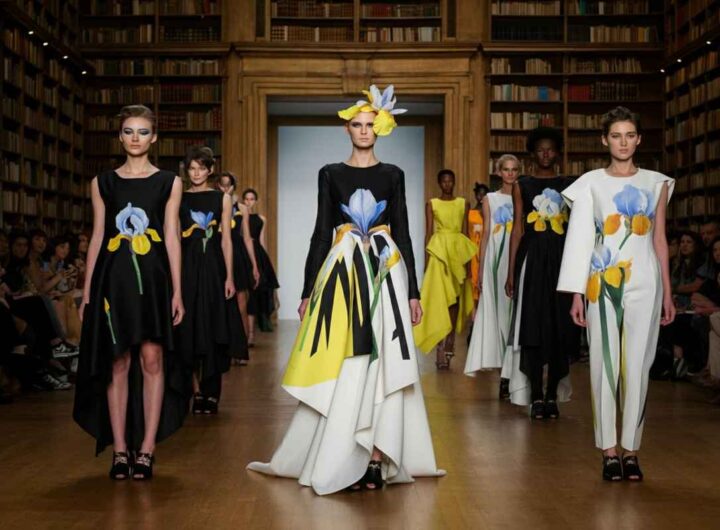 La donna-iris di Colangelo: un'esplosione di stile per Giada