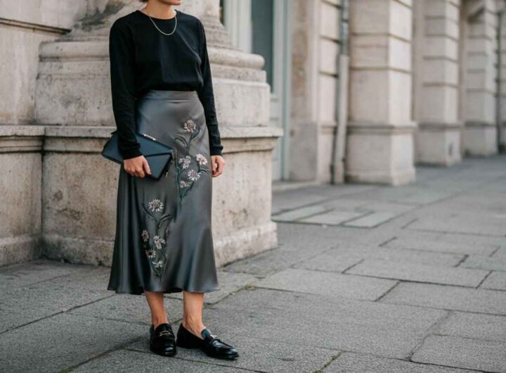 Scopri l'outfit improbabile che funziona in mille occasioni con la T-shirt in pendant cromatico