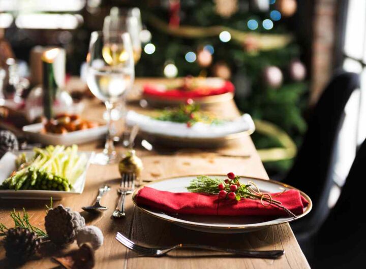 5 idee economiche e veloci per apparecchiare la tavola di Natale