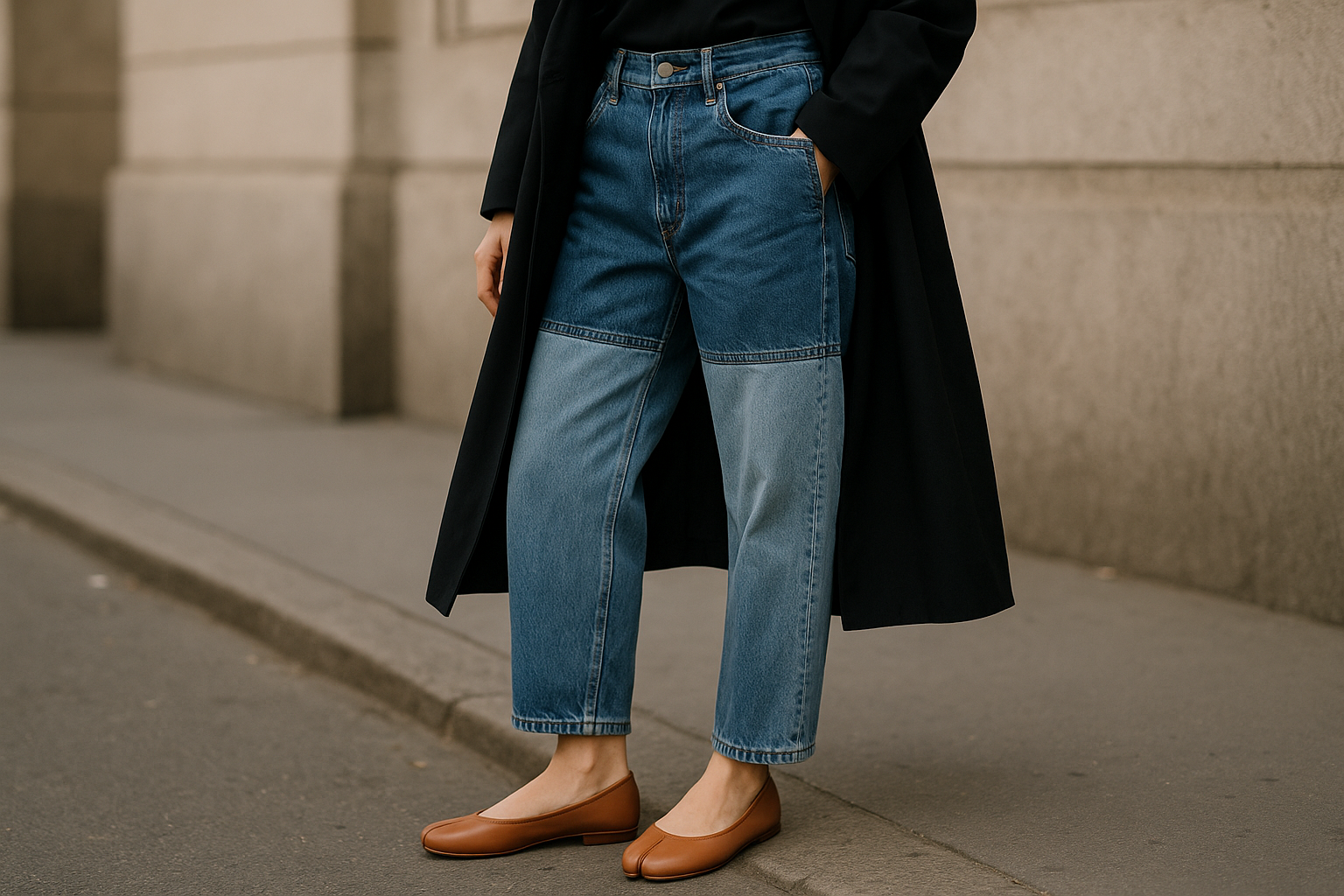 Ballerine Tabi e jeans baggy: il look street chic che conquista l'estate (2)