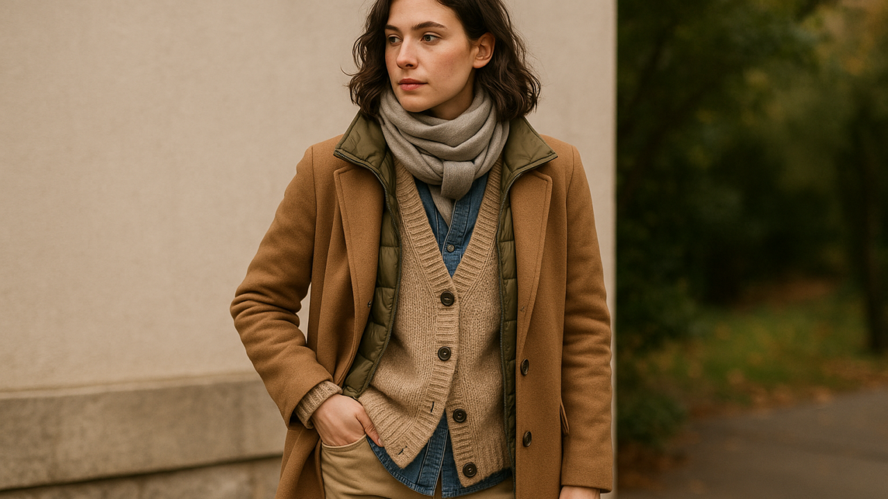 layering intelligente — Layering intelligente: come vestirsi a strati senza sembrare gonfia