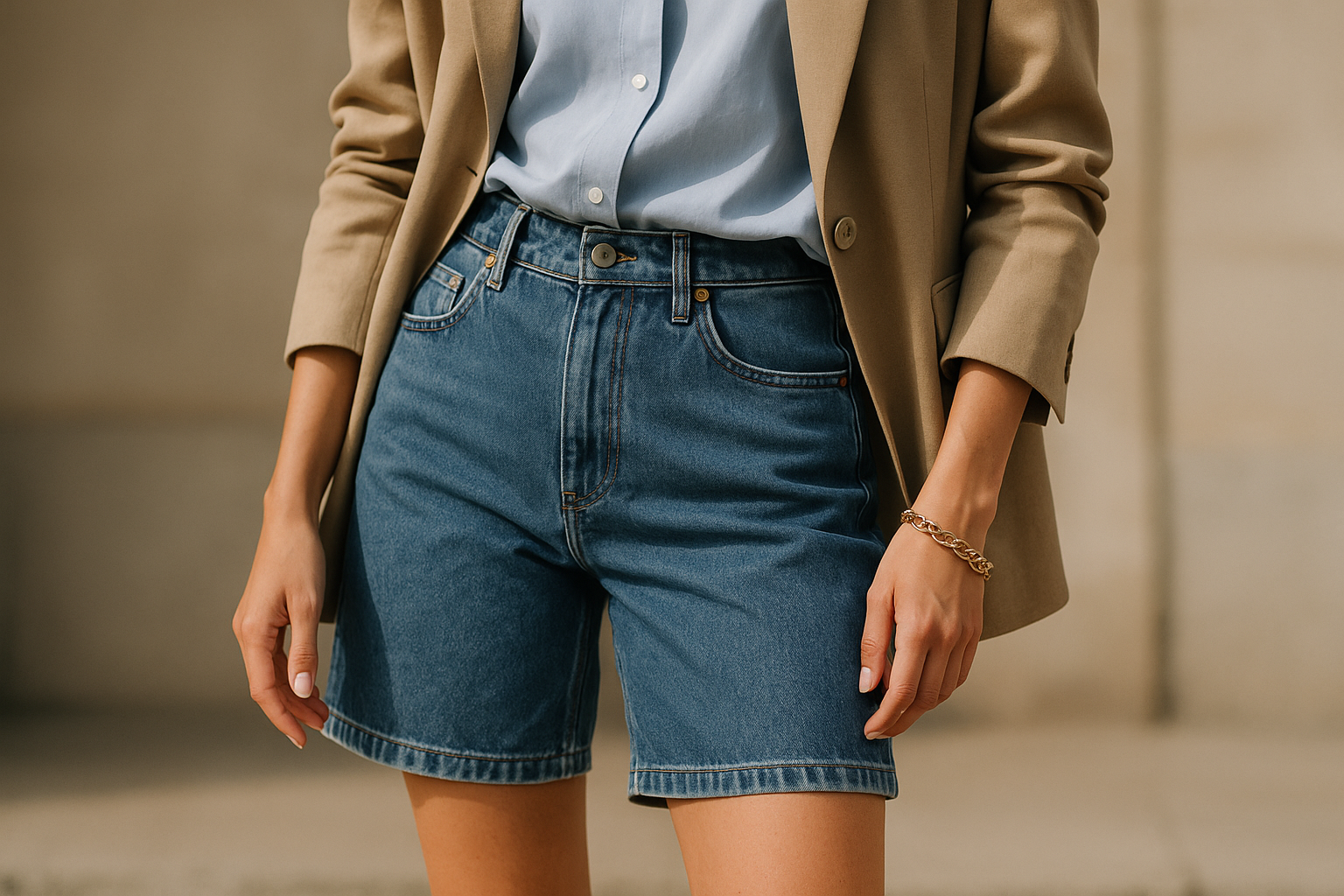 Denim ibrido e bermuda: come indossarli con stile quest'estate (2)
