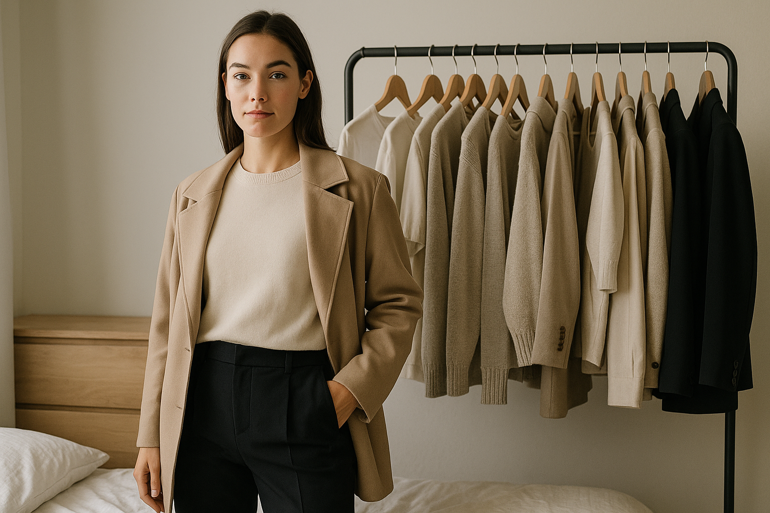 Minimalismo di lusso: come costruire una capsule wardrobe che dura