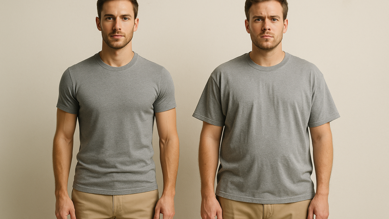 fit e taglia abbigliamento — Il potere della postura e del fit: perché la taglia giusta cambia tutto