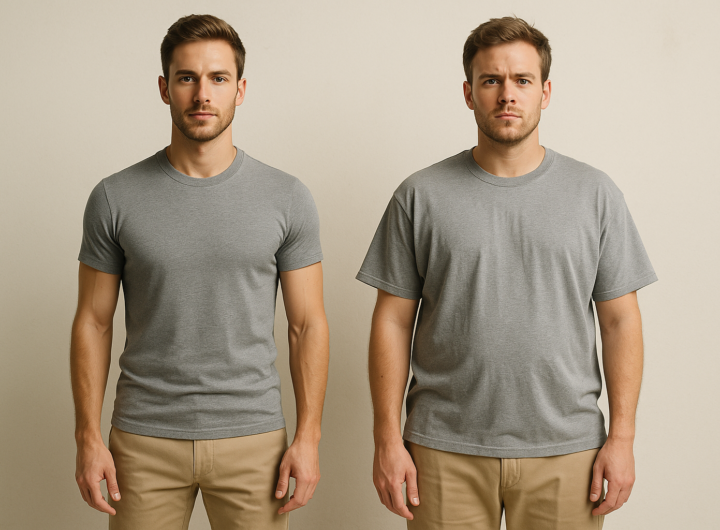 fit e taglia abbigliamento — Il potere della postura e del fit: perché la taglia giusta cambia tutto