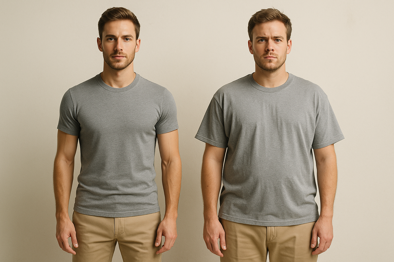 fit e taglia abbigliamento — Il potere della postura e del fit: perché la taglia giusta cambia tutto