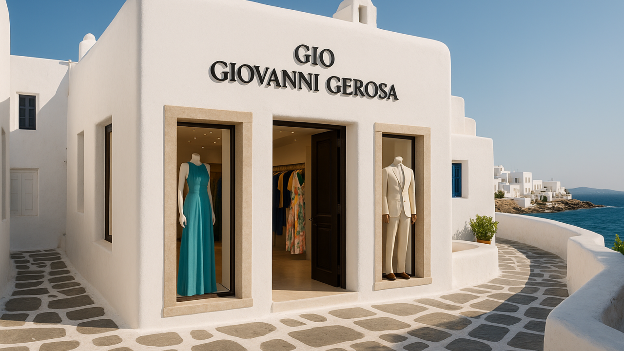 GIO di Giovanni Gerosa sbarca a Mykonos: il take-over che segna l'inizio dell'estate