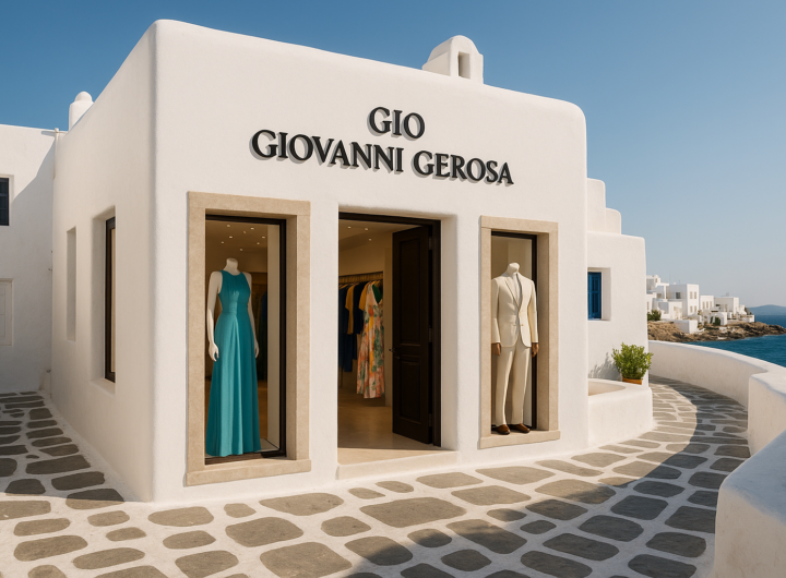 GIO di Giovanni Gerosa sbarca a Mykonos: il take-over che segna l'inizio dell'estate
