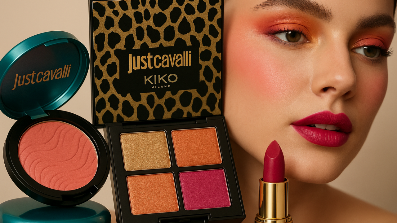 Just Cavalli x KIKO Milano: la capsule make-up che celebra la bellezza glam e istintiva