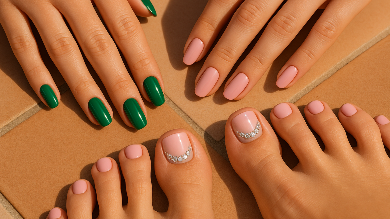 Tendenze unghie estate 2026: dal verde smeraldo al rosa soft, passando per le nail art diamantate