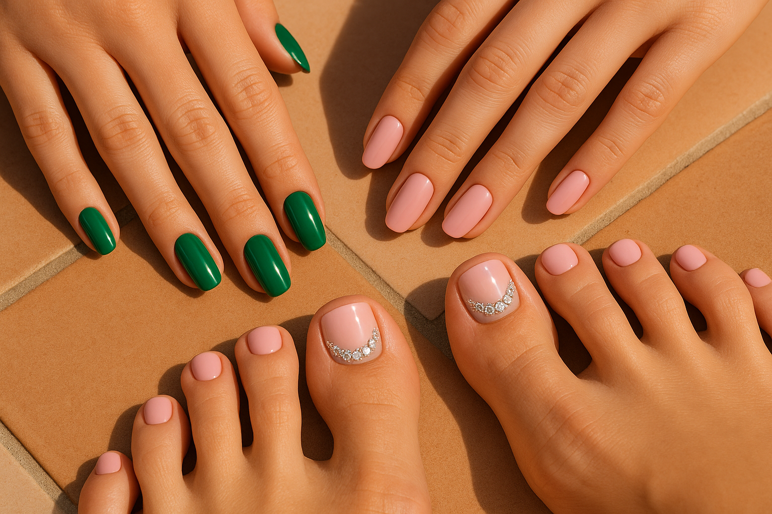 Tendenze unghie estate 2026: dal verde smeraldo al rosa soft, passando per le nail art diamantate