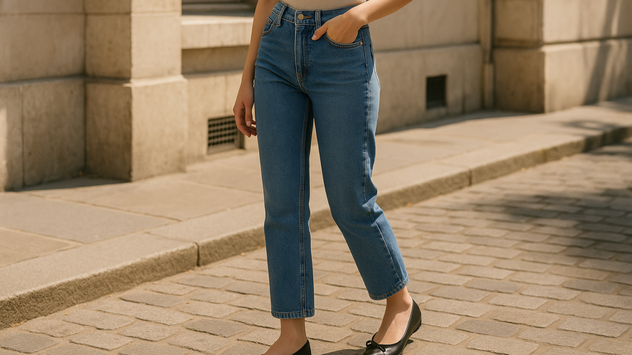 Stile francese e parigino: il pairing jeans-ballerine che le Parigine indossano sempre