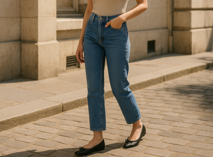 Stile francese e parigino: il pairing jeans-ballerine che le Parigine indossano sempre