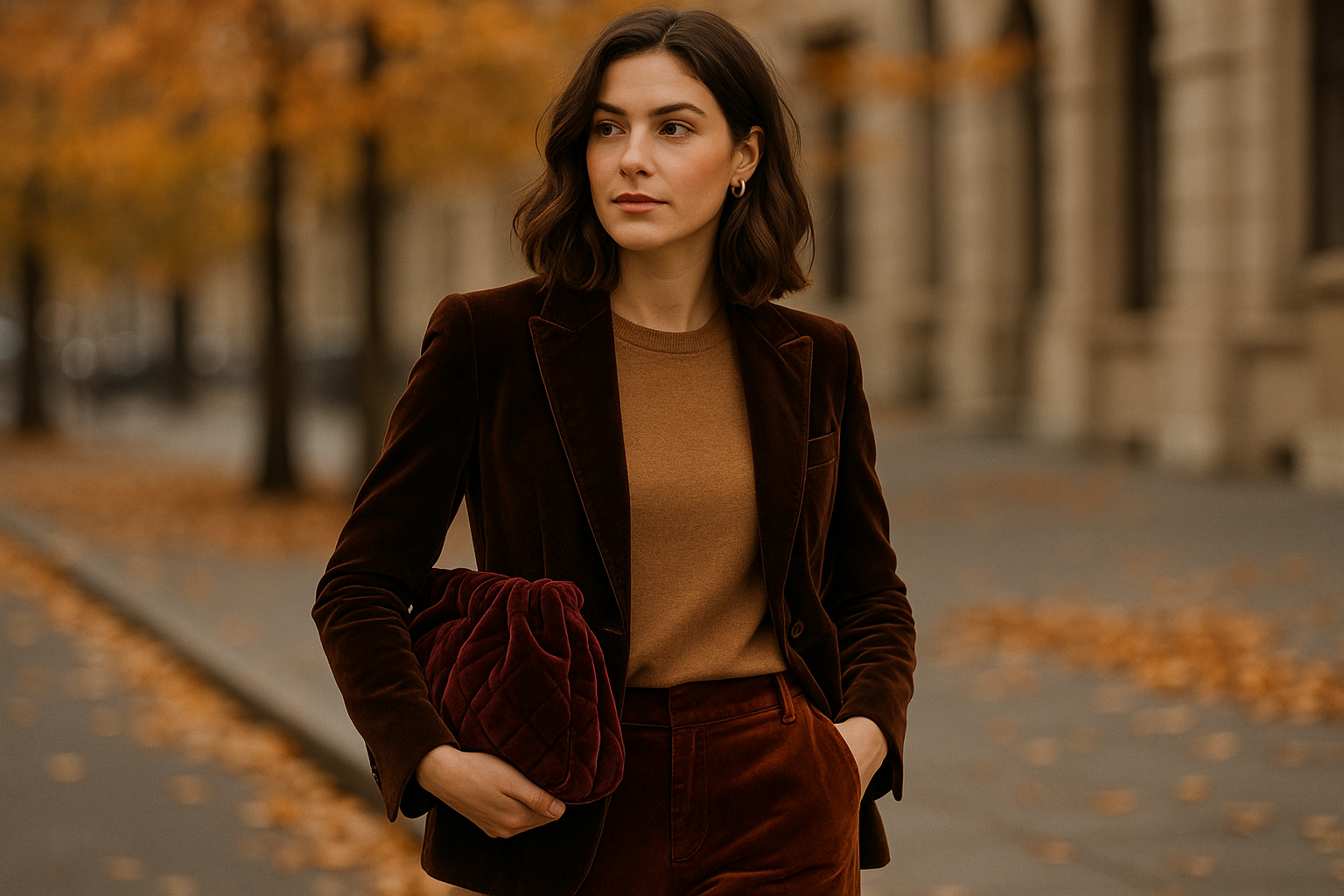 velluto autunno — Velluto: il tessuto che trasforma il guardaroba autunnale
