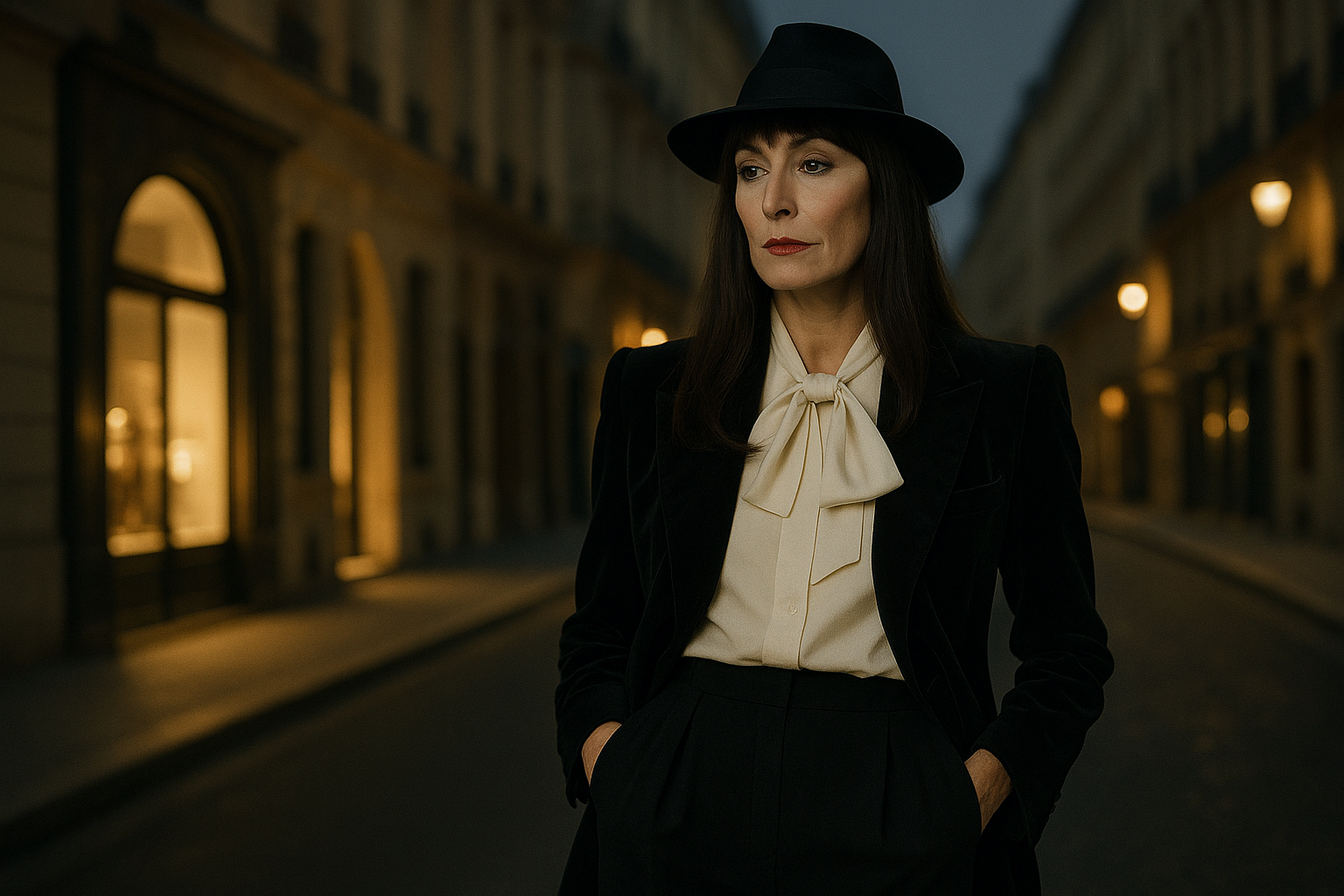Anjelica Huston a 75 anni: dalla passerella al grande schermo, il cowboy chic e la frangia iconica (2)